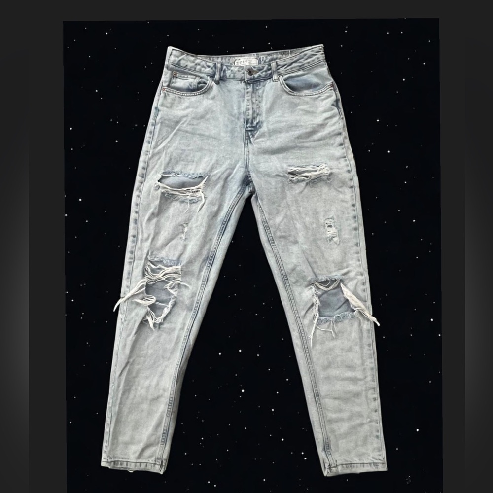 Blue Ripped Jeans